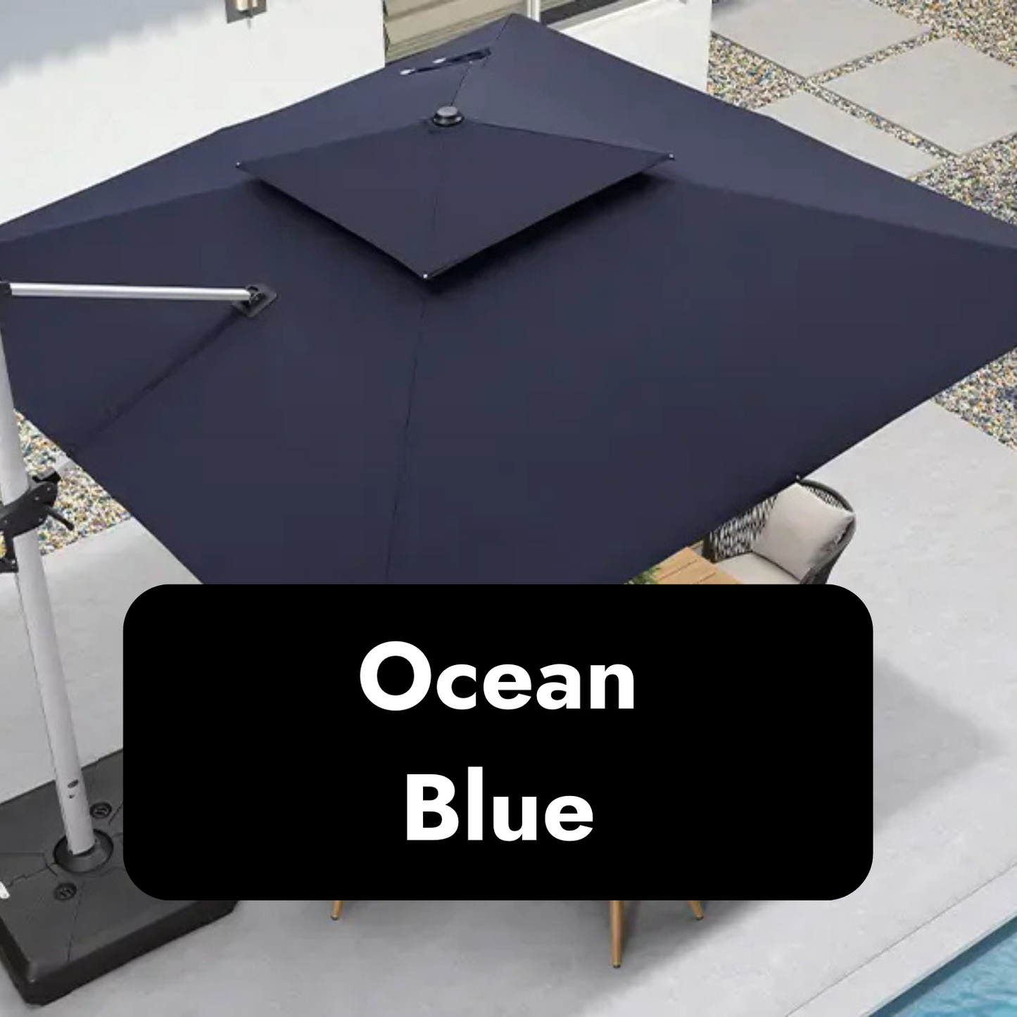 🌞 SunGlow™ Solar LED Patio Umbrella