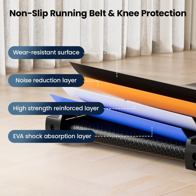 š HomeStride⢠Walking Pad ā Safety Handrail, Smart Remote & Clear Display