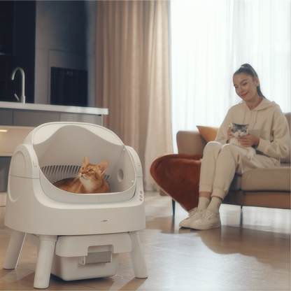 😺 PurrClean™ Smart Litter Box – Automatic Odor-Free Cleaning